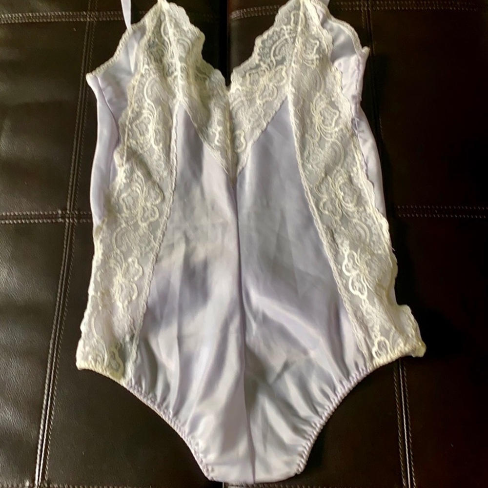 Lavender and Lace Camisole Bodysuit